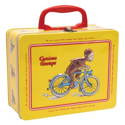 Curious George Tin Keepsake Box with Latch by Schylling