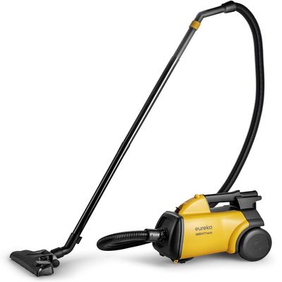 Eureka Canister Vacuum, Pet Friendly Vacuum Cleaner for Home, Lightweight Powerful Vacuum for Carpets and Hardfloors, 3670G Ordinary, Yellow