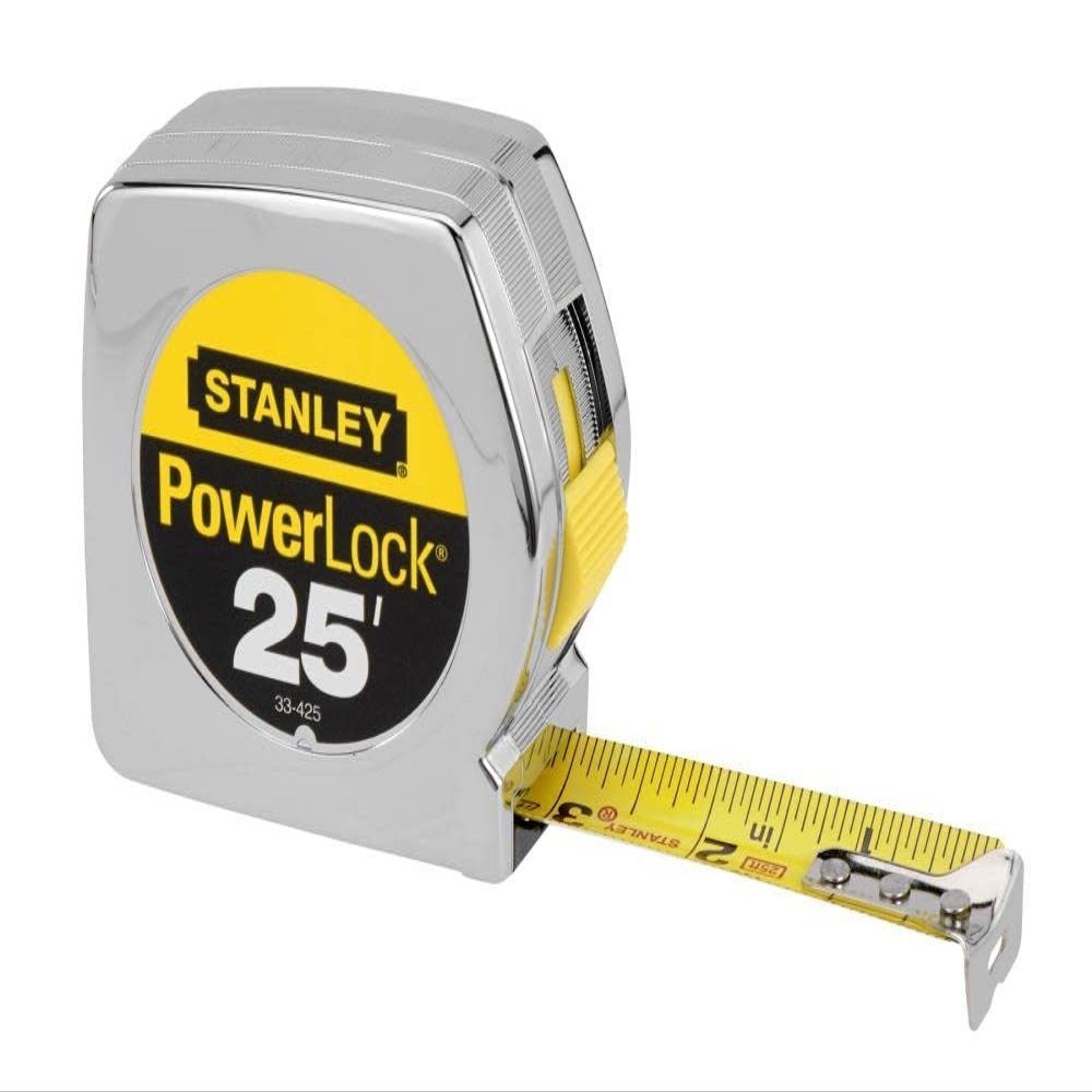 STANLEY Tape Measure, Chrome, 25-Foot (33-425)