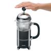 BonJour Coffee Stainless Steel French Press with Glass Carafe, 33.8-Ounce, Monet, Black Handle view 1