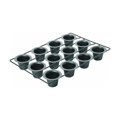 Chicago Metallic 26121 Professional 12-Cup Non-Stick Mini-Popover Pan, 16-Inch-by-10.75-Inch