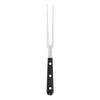 HENCKELS Classic Razor-Sharp 7-inch Flat Tine Carving Fork, German Engineered Informed by 100+ Years of Mastery, Black/Stainless Steel view 1