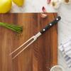 HENCKELS Classic Razor-Sharp 7-inch Flat Tine Carving Fork, German Engineered Informed by 100+ Years of Mastery, Black/Stainless Steel view 2