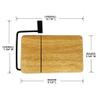 Prodyne Thick Beechwood Cheese Slicer, 9 " x 6" x " view 3