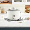 Zojirushi NHS-18 10-Cup (Uncooked) Rice Cooker,White view 4