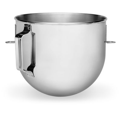KitchenAid 5 Quart Polished Stainless Steel Bowl with Flat Handle for KitchenAid Bowl-Lift Stand Mixer - K5ASBP