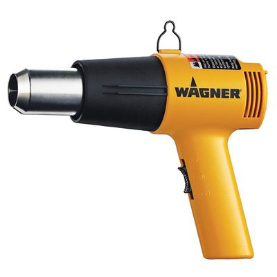 Wagner Spraytech 0503008 HT1000 Heat Gun, 2 Temp Settings 750F & 1000F, Great for Soften paint, Caulking, Adhesive, Putty Removal, Shrink Wrap, Bend Plastic Pipes, Loosen Rusted Nuts or Bolts