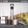 Taylor Stainless Steel Candy and Deep Fry Thermometer, 12-Inch Analog Paddle with Pan Clip, Ideal for Frying, Sugar, Brewing, Syrup, and More view 2