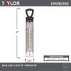 Taylor Stainless Steel Candy and Deep Fry Thermometer, 12-Inch Analog Paddle with Pan Clip, Ideal for Frying, Sugar, Brewing, Syrup, and More view 3