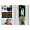 Spiral Bound Photo Album 300 Bi-Directional Memo Pockets Hold 4x6 Photos, Navy Blue view 3
