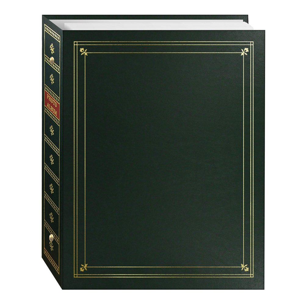 Pioneer APS 3-Ring Bi-Directional Le Memo Album, Hunter Green