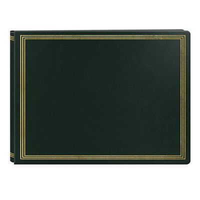 Pioneer Photo Albums Jumbo Magnetic Page X-Pando Album, Hunter Green