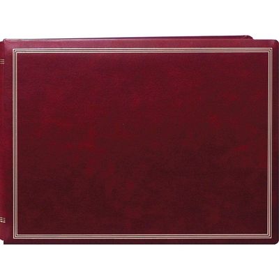 Pioneer Photo Albums Extra Large Magnetic Page X-Pando Photo Album, Burgundy Red