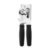 Swing-A-Way Comfort Comfort Grip Can Opener - All-Steel Construction, Smooth - Easy to Use, High-Carbon Cutting Wheel, Integrated Bottle Opener, Easy to Clean, Ideal for Arthritis and Seniors (Black) view 2