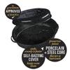 Granite Ware 18" Oval Roaster with Cover, Large Non-Stick Porcelain Enamel Roasting Pan, Even Heating, Dishwasher Safe, Durable Carbon Steel, Made in Mexico view 3