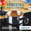 Farberware Classic Stainless Steel Sauce Pan/Saucepan with Lid, 1 Quart, Silver,50000,11.2"D x 6.3"W x 4.4"H view 3