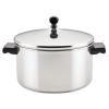 Farberware Classic Stainless Steel 6-Quart Stockpot with Lid, Stainless Steel Pot with Lid, Silver view 1