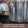 All-Clad Copper Core 5-Ply Stainless Steel Fry Pan 10 Inch Induction Oven Broiler Safe 600F Pots and Pans, Cookware Silver view 4