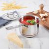 All-Clad Copper Core 5-Ply Stainless Steel Sauce Pan 4 Quart Induction Oven Broiler Safe 600F Pots and Pans, Cookware Silver view 2