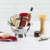 All-Clad Tools and Accessories Stainless Steel Colander 5 Quart Strainer, Pasta Strainer with Handle, Pots and Pans Silver view 3