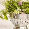All-Clad Tools and Accessories Stainless Steel Colander 5 Quart Strainer, Pasta Strainer with Handle, Pots and Pans Silver view 4