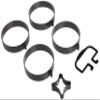 Norpro Nonstick Egg/Pancake Rings, 4 Piece Set view 3