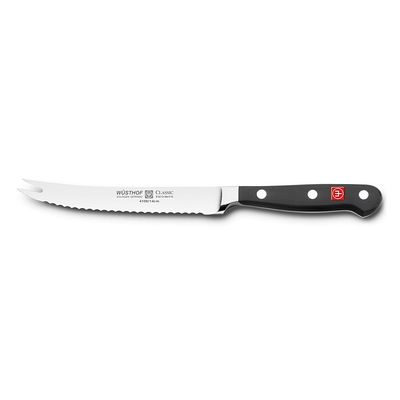 Wsthof CLASSIC Tomato Knife, One Size, Black, Stainless Steel