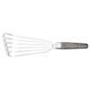 Global Fish Spatula, Rust Resistant Stainless Steel, Angled Slotted Turner, GS-27 view 1