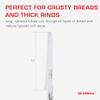 Global 8 1/2 inch Serrated Bread Knife - Lightweight Japanese Stainless Steel, Razor-Sharp Edge, Made in Japan, G-9 view 4