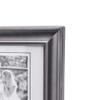 Malden International Designs Concourse Pewter Metal Hinged Picture Frame, Double Vertical, 2-5x7, Silver view 3