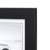 Malden Double Horizontal 4x6 Picture Frame - Wide Real Wood Molding, Real Glass - Black view 3