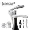 Rabbit Wine Tool Kit (Silver), 6 Piece Set view 4