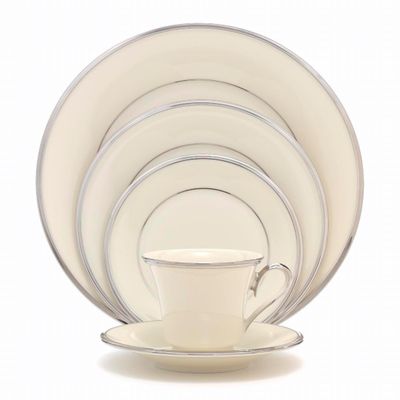 Lenox Solitaire 5-Piece Place Setting, White
