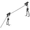 Racor - PBH-1R - Ceiling-Mounted Bike Lift - Pulley System - Up to 50 lbs,Black view 1