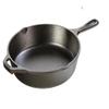 Lodge 10.25 Inch Cast Iron Skillet  Pre-Seasoned Frying Pan with Teardrop Handle  Oven, Stovetop, Grill & Campfire Use  Made in USA  Durable, Non-Toxic, Even-Heating Cookware  Black view 1