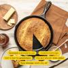 Lodge 10.25 Inch Cast Iron Skillet  Pre-Seasoned Frying Pan with Teardrop Handle  Oven, Stovetop, Grill & Campfire Use  Made in USA  Durable, Non-Toxic, Even-Heating Cookware  Black view 2