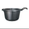 Lodge 13-1/4 Inch Cast Iron Pre-Seasoned Skillet  Signature Teardrop Handle - Use in the Oven, on the Stove, on the Grill, or Over a Campfire, Black view 2