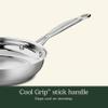 Cuisinart 722-20 8-Inch Chef's-Classic-Stainless-Cookware-Collection, 8", Open Skillet view 3