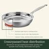 Cuisinart 10-Inch Open Skillet, Chef's Classic Stainless Steel Cookware Collection, 722-24 view 2