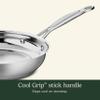 Cuisinart 10-Inch Open Skillet, Chef's Classic Stainless Steel Cookware Collection, 722-24 view 3