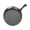 Lodge L9OG3 Cast Iron Round Griddle, Pre-Seasoned, 10.5-inch - Made in USA, Compatible with Stovetop, Oven, Grill & Campfire view 1