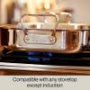 All-Clad Specialty Stainless Steel Roaster with Nonstick Rack 11x14 Inch Oven Broiler Safe 600F Roaster Pan, Pots and Pans, Bakeware, Silver view 3