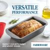 Farberware Nonstick Bakeware 9-Inch x 5-Inch Loaf Pan, Gray view 3