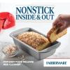 Farberware Nonstick Bakeware 9-Inch x 5-Inch Loaf Pan, Gray view 4