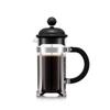 Bodum Caffettiera French Press Coffee Maker, Black Plastic Lid and Stainless Steel Frame, 3-Cup, 12-Ounce view 1