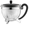 Bodum Large Darjeeling Tea Pot, Black Plastic Lid and Stainless Steel Frame, 1.5-Litre, 51-Ounce view 1