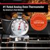 CDN Oven Thermometer ProAccurate, Easy-to-Read 2"" Dial, Stainless Steel Housing, Temperature Zones, Stand or Hang, Monitor Oven Temperatures, NSF Certified - DOT2 view 2