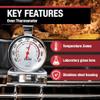 CDN Oven Thermometer ProAccurate, Easy-to-Read 2"" Dial, Stainless Steel Housing, Temperature Zones, Stand or Hang, Monitor Oven Temperatures, NSF Certified - DOT2 view 3