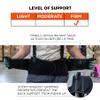 Ergodyne ProFlex 2000SF Back Support Brace, 8.5" Spandex, V-Shape Design and Patented Stays for Added Support, XL,Black view 3