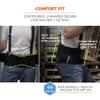 Ergodyne ProFlex 2000SF Back Support Brace, 8.5" Spandex, V-Shape Design and Patented Stays for Added Support, XL,Black view 4